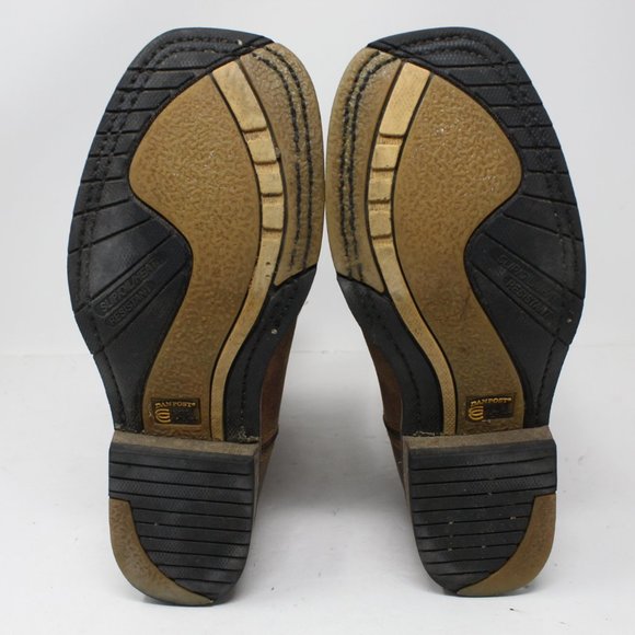 Dan Post Boots Women's 6M Brown Jesse Barnyard Square Toe Western Cowboy DP6052 - Picture 13 of 16